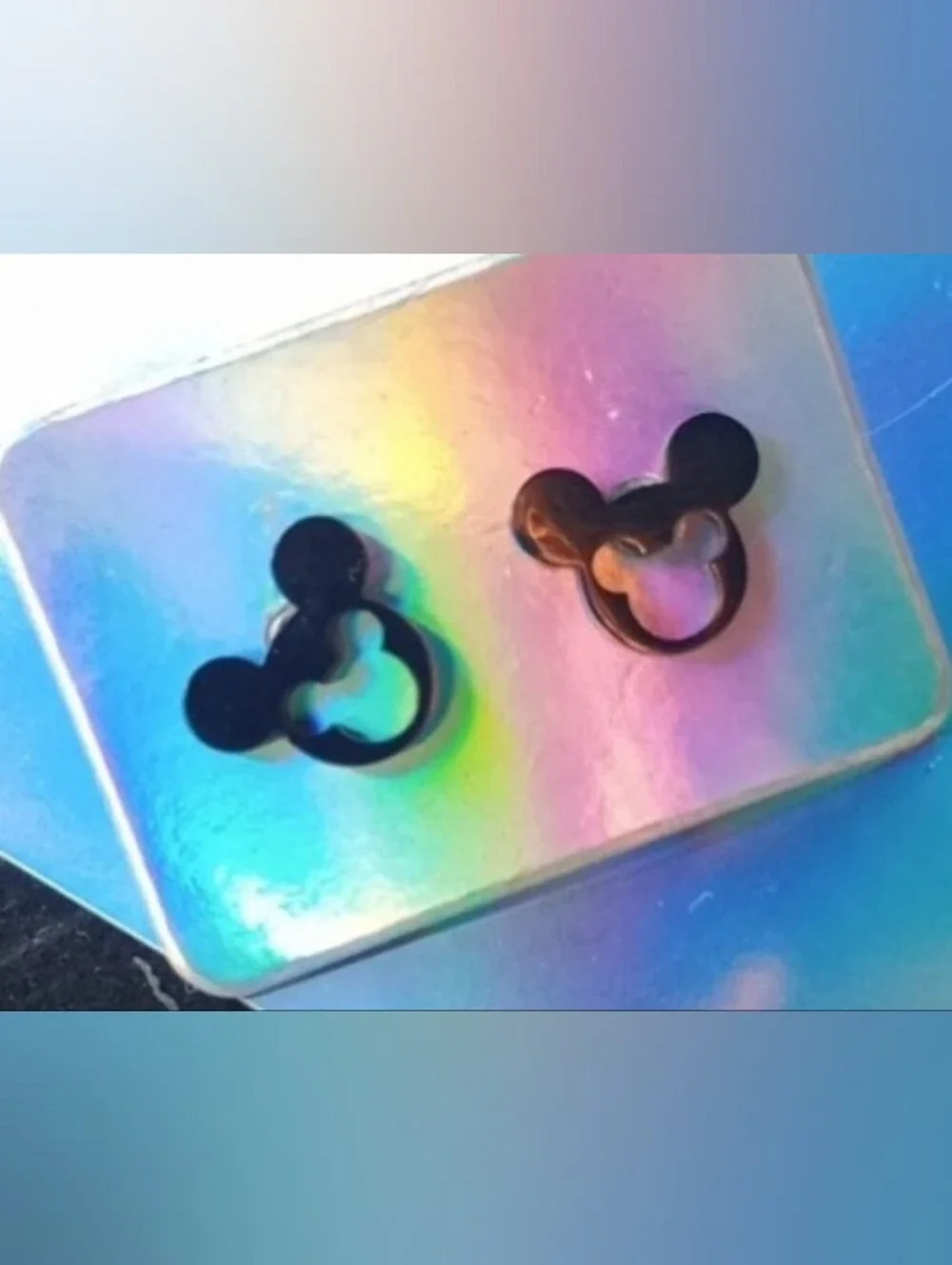 $8 Each Or Bundle 5/$20 Kids Black Mickey Head Inspired Stud Earrings